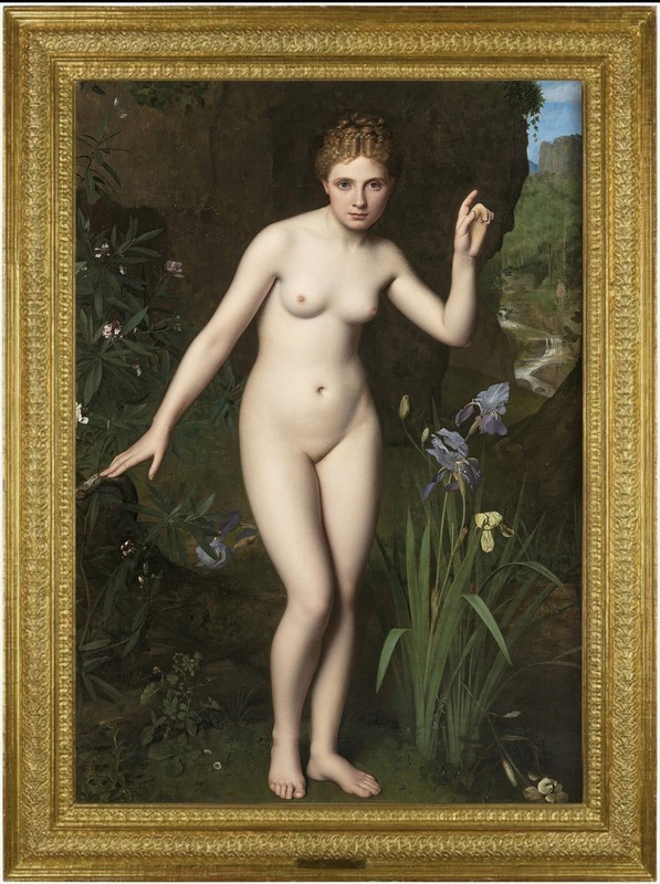 Hand-painted classical oil painting art female woman Nude on canvas 24″X36″