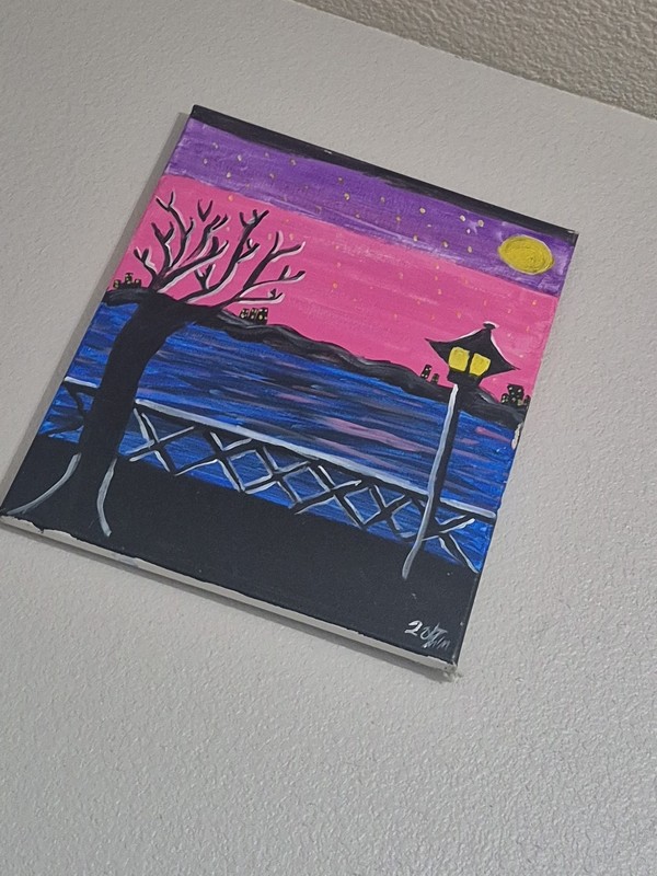 Acrylic Painting Kit Original Abstract On Canvas