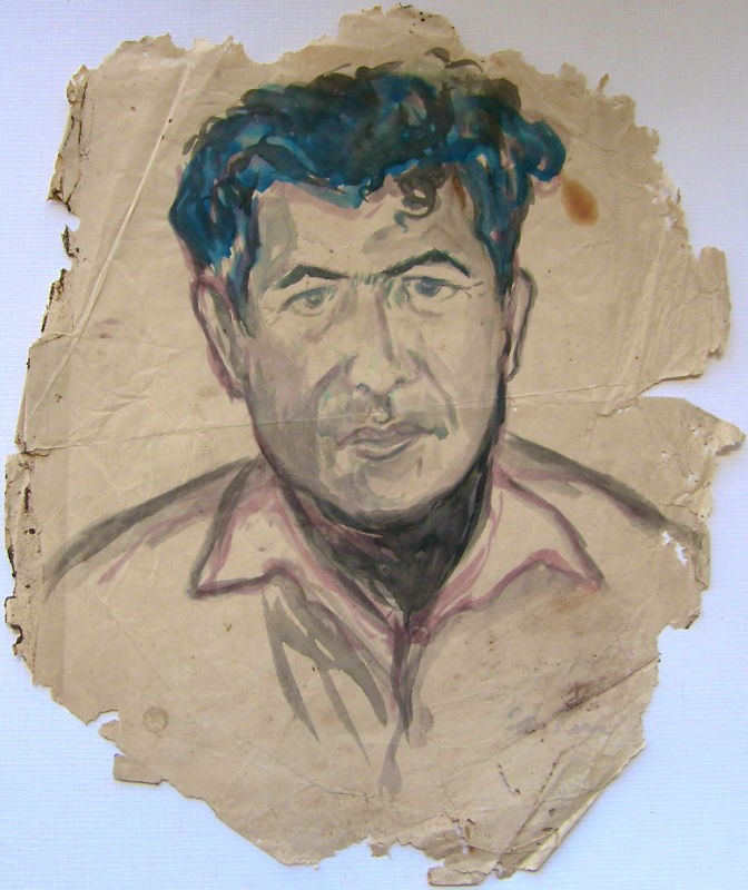 Eduardo Vera Cortes Selfportrait Painting Puerto Rico
