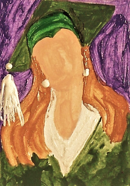 ACEO, CLASS OF 2020 1 Acrylic by Folk Artist Stacey Torres