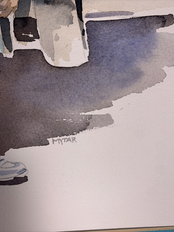 Randy Mytar ORIGINAL Authentic Watercolor Painting ONE OF A KIND Gorgeous RARE gallery