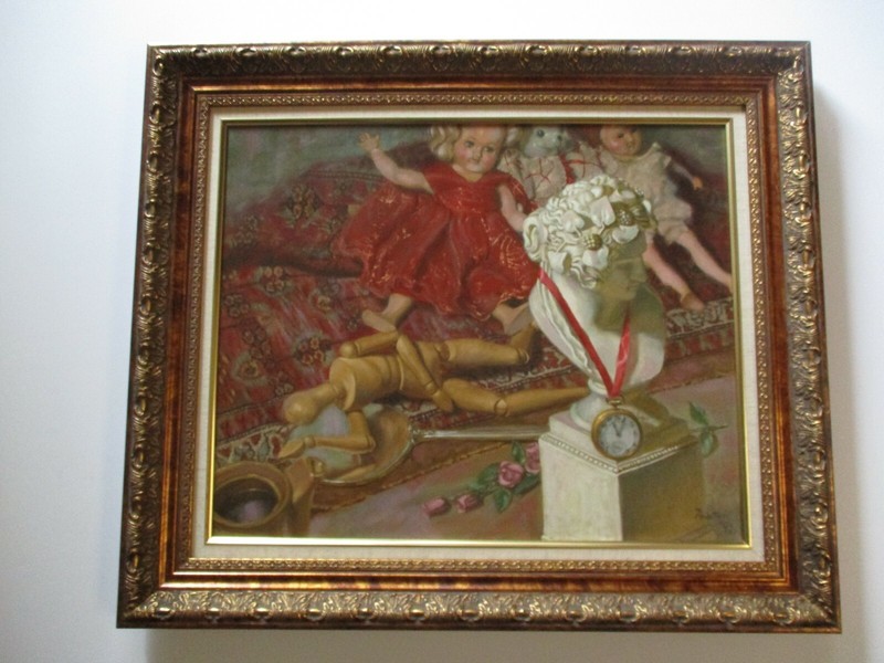 VINTAGE CONTEMPORARY STILL LIFE PHOTO REALISM STATUE SCULPTURE MANNEQUIN WATCH