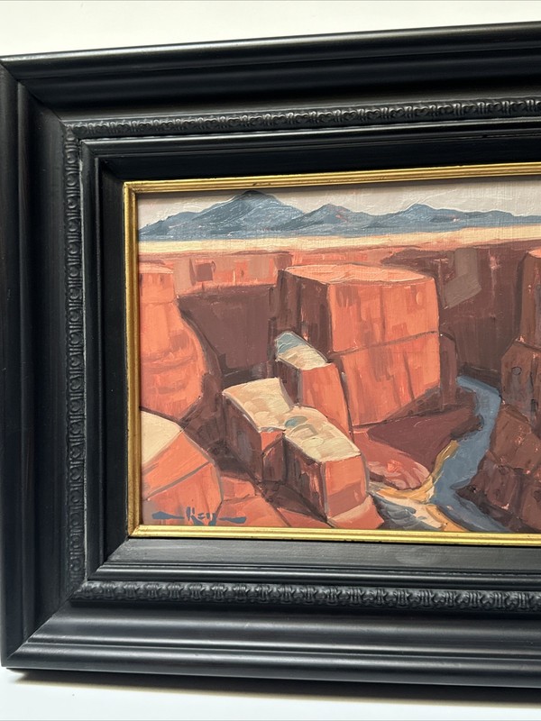 MATTHEW MICHAEL REYNOLDS PAINTING CONTEMPORARY FAMOUS LANDSCAPE Grand Canyon 10” gallery