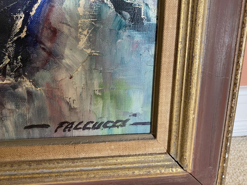 Robert Falcucci Oil Painting "Beethoven " 28x24 gallery