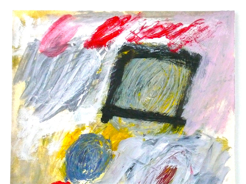 CY TWOMBLY - A SIGNED 1998 ORIGINAL GOUACHE IMPASTO PAINTING, ROME ROMA gallery