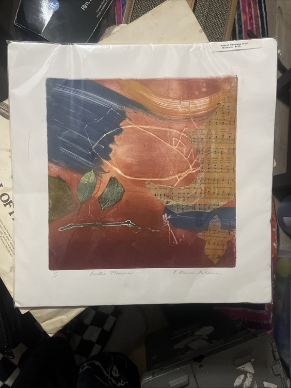 Earth’s Pleasure noted Colorado monotype artist Barbara Marcus-McKenna