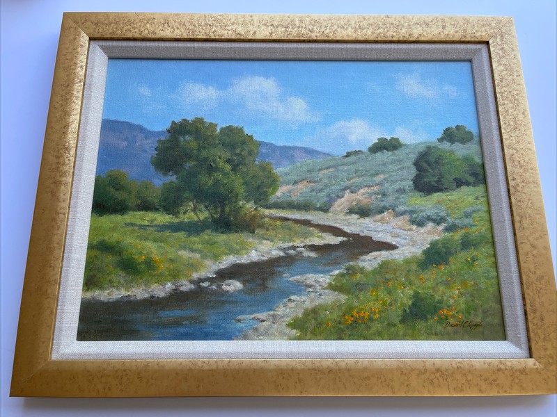 David Chapple Painting Listed Famous American Landscape Artist Western Painter