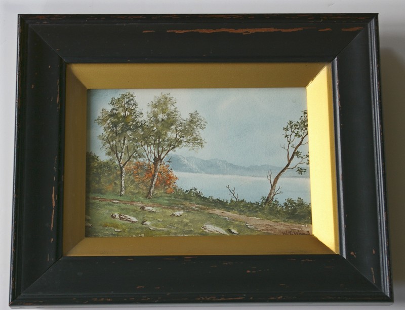LAKESCENE-Superb WC- W.T. Wood (active 1920-30’s)