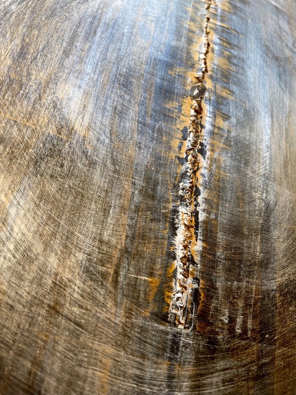 MODERN MINIMALIST PAINTING BLACK AND GOLD gallery