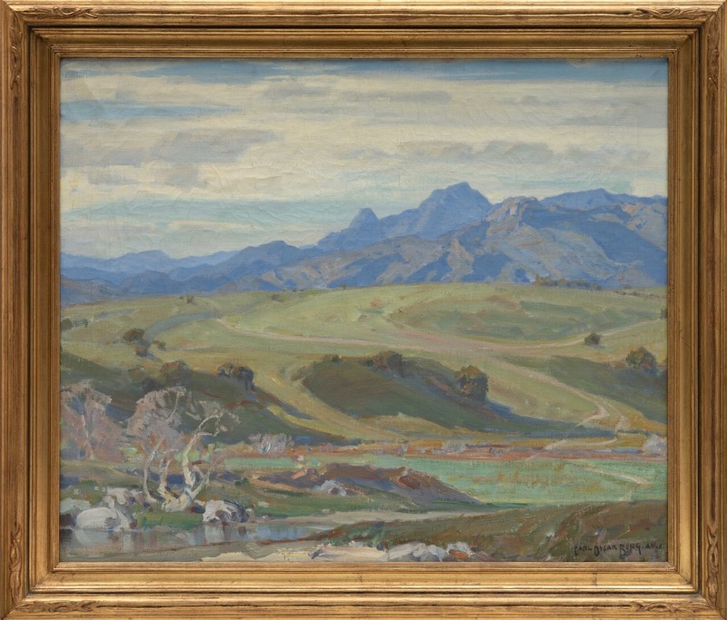 [Carl Oscar Borg Oil Painting] “Spring Day, California.”
