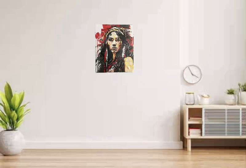 “American Heritage”, #michaelscottwoodcock Art Original Oil Painting Canvas gallery