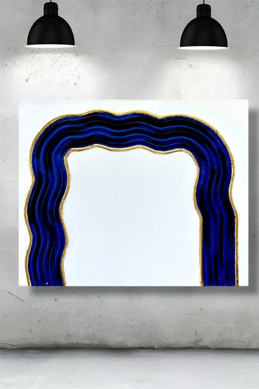 painting on canvas Blue Portal 20×16 Inches