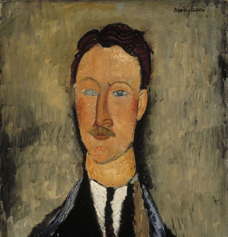 Amadeo Modigliani Signed Oil Painting on Canvas 16x24 gallery