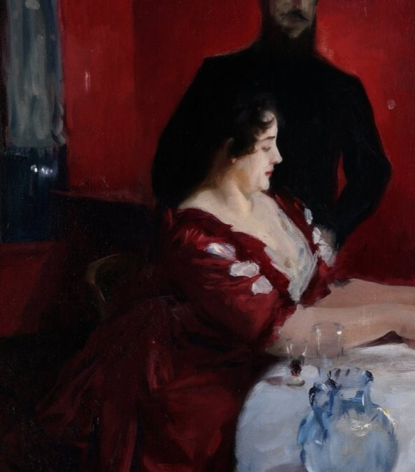 John Singer Sargent Signed Oil Painting on Canvas 16x24 in Impressionism .. gallery