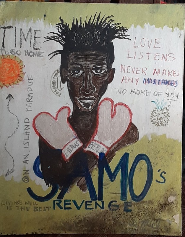 Original Acrylic Painting SAMOS REVENGE