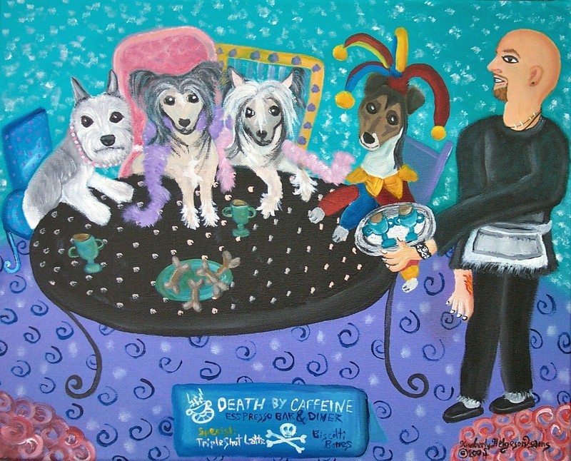 CUSTOM Portrait Original 11×14 Painting Pet portrait Kimberly Helgeson Sams Dog