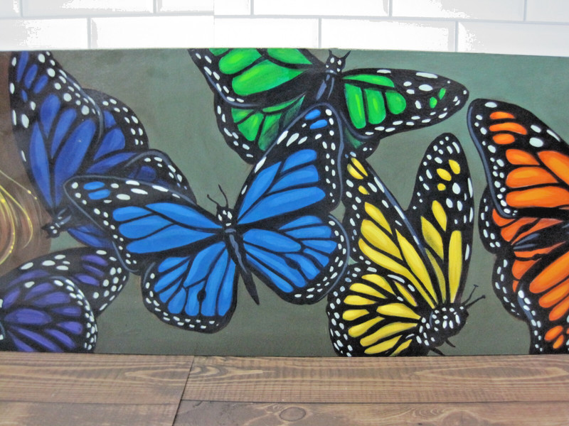 ORIGINAL by Jasmine Becket Griffith Strangeling Rainbow of Butterflies 2009 gallery