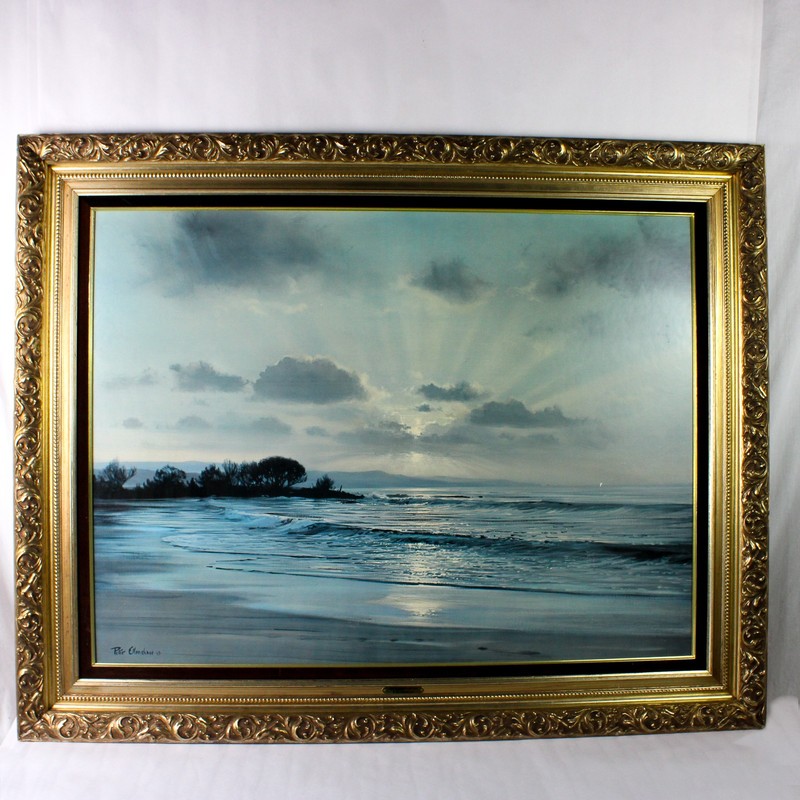 Twilight Surf by Peter Ellenshaw 1967 Print 40″x50″ – Freight / Local Pickup