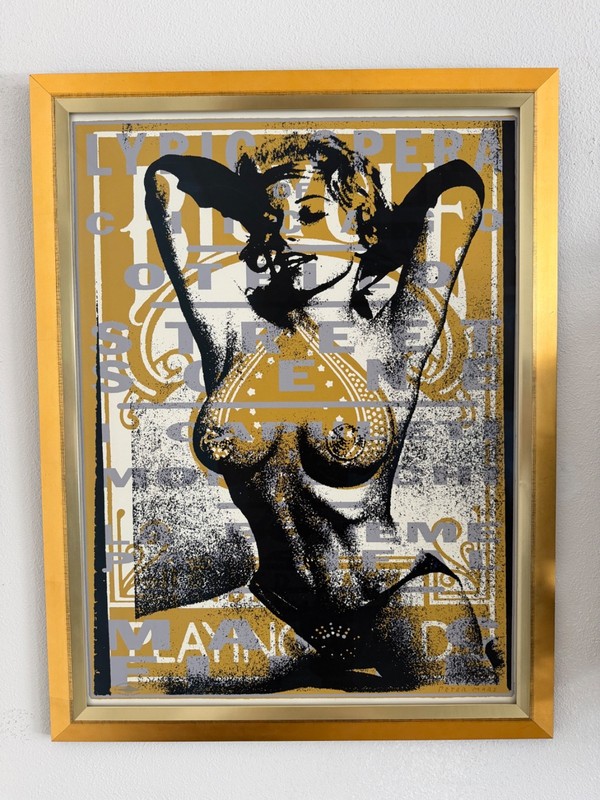 Peter Mars art Burlesque Pinup Clubs Wild Card Striptease Strip Poker Dancer
