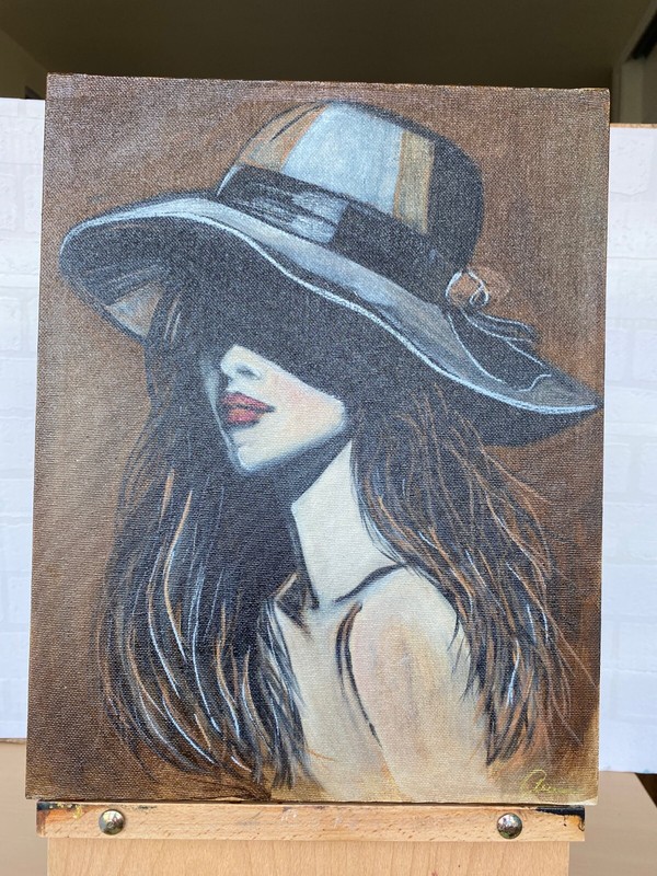 Original Oil & Acrylic Painting – Hand-Painted on Canvas Panel 11×14 inch