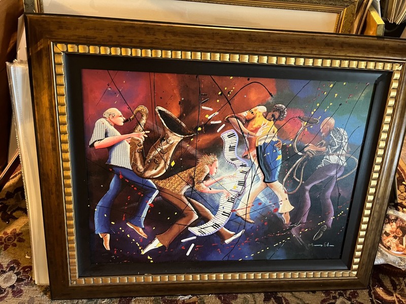 Big Bang Theory by Marcus Glenn with COA framed
