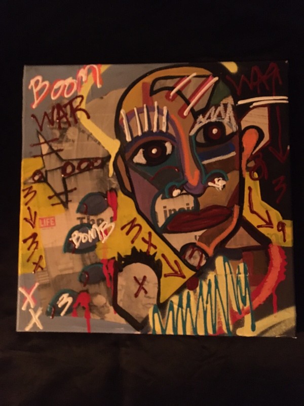 Painting. Original Acrylic By Artist CorBellic.