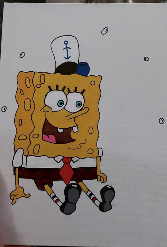 cartoon paintings on canvas