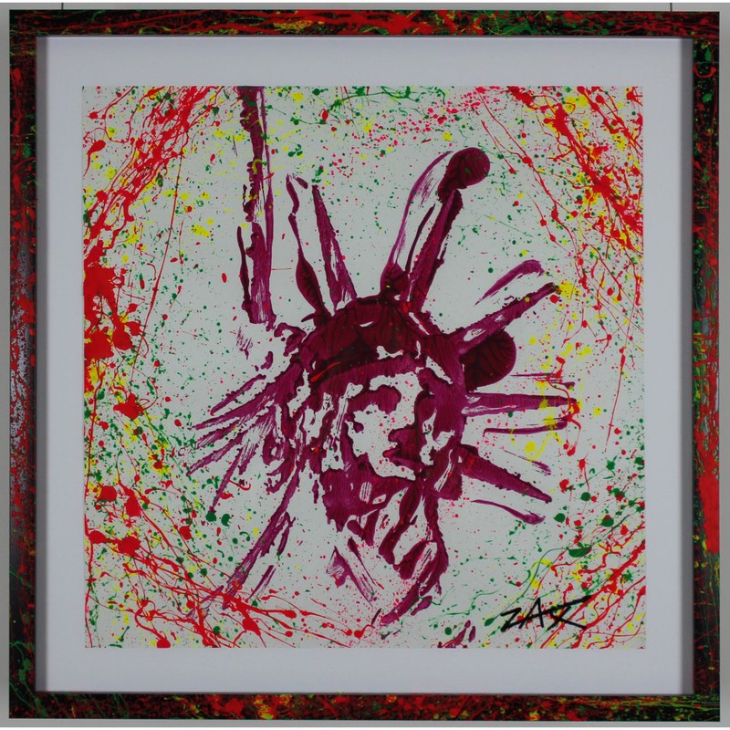 «Liberty» by E.M. Zax a Original Acrylic Painting on Paper