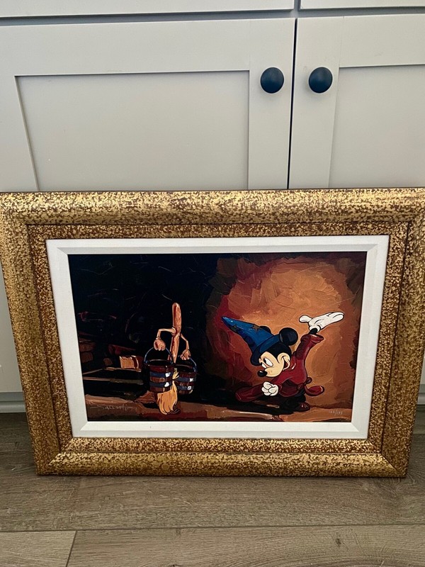 Disney Mickey Mouse ''The Sorcerer's Apprentice'' Giclée by Jim Salvati Art gallery