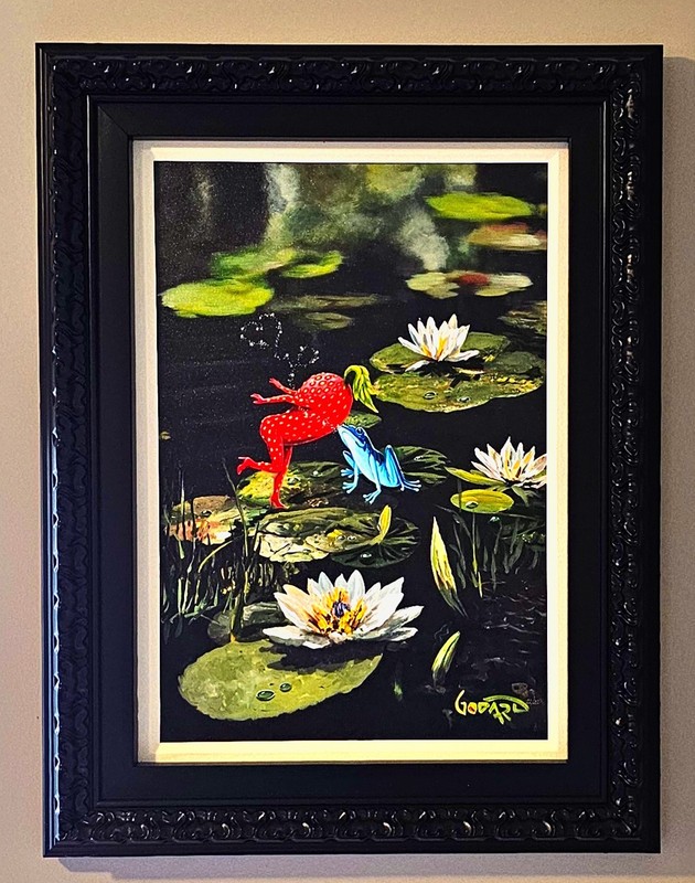 Love My Prince by Michael Godard Artwork 16×23 Giclee 2023 Framed COA Appraisal