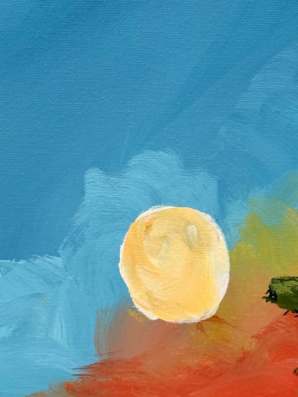R Stevens Moonlit River Painting Original Acrylic Landscape Artwork gallery