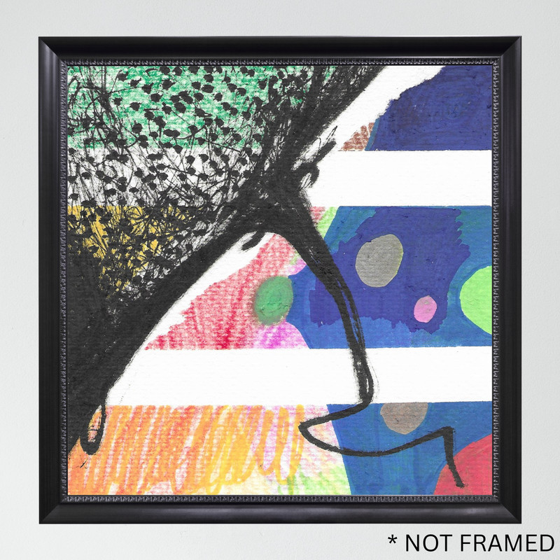 ‘It’s Like a Spiders’ REASOR Original OOAK Abstract Painting Acrylic 6×6