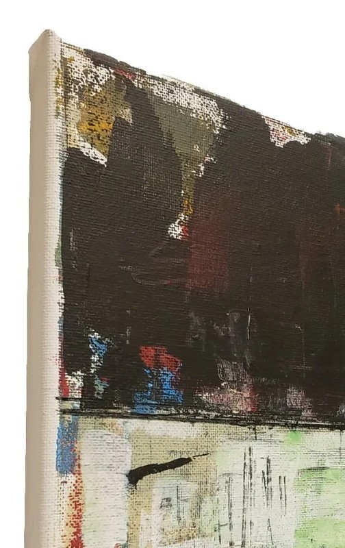 No.589 Original Abstract Modern Minimal Urban Textured Painting By K.A.Davis gallery