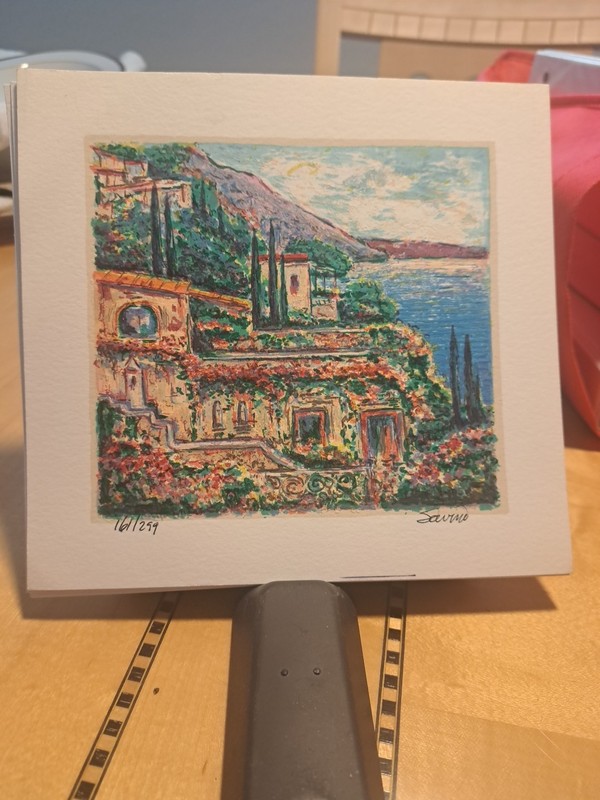 S. SAVINO SIGNED LITHOGRAPHY PAINTING FIELDS ~ UNFRAMED SET OF Seven See Photos gallery