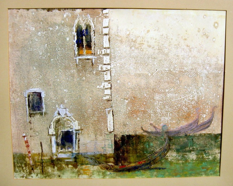 Venice is Tired / Mixed Media, Signed / 1967 / Gallery Boisserée in Cologne