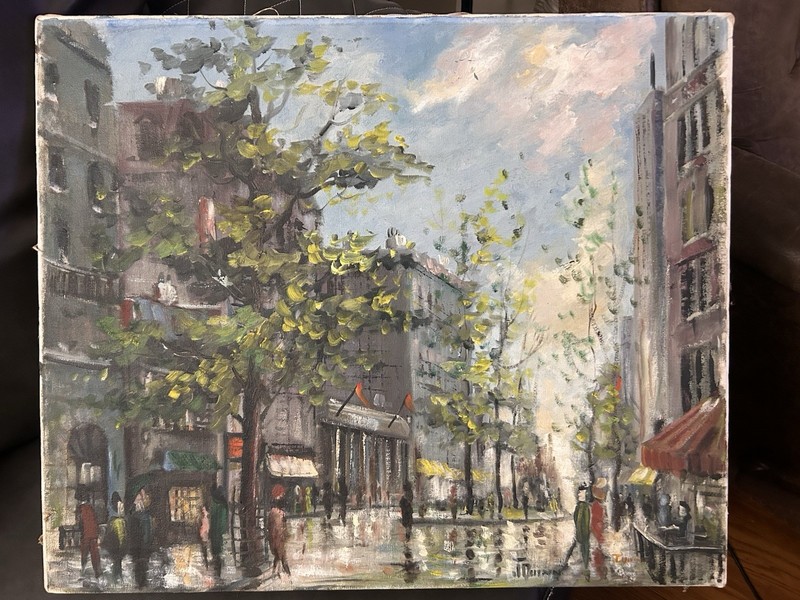 Vintage Original Oil painting On Canvas signed