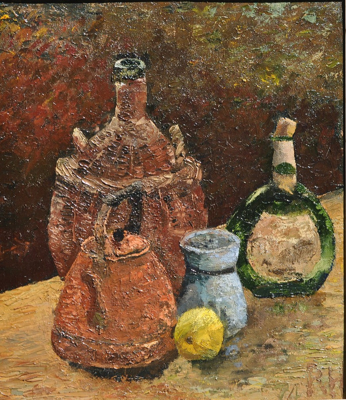 "Still Life With Copper Kettle" Richard Hobbs Original Oil Painting On Board gallery