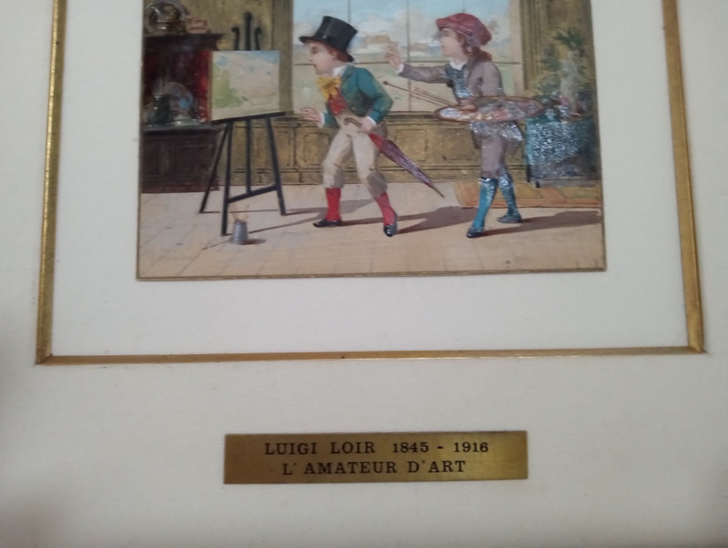 Luigi Loir 1845 – 1916 3 paintings Ironclad provenance impressionism Paris