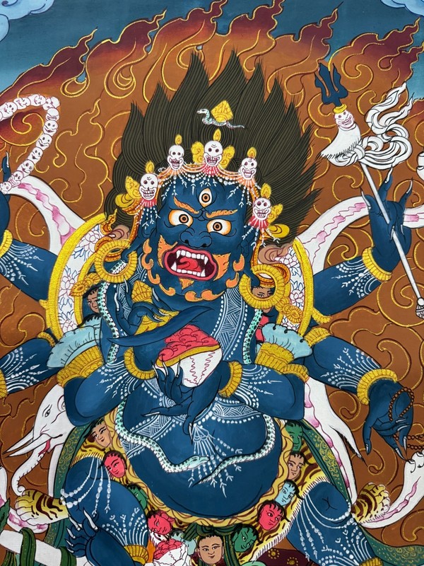 Mahakala Thangka Painting, Dharma Protector Bodhisattva Thanka gallery