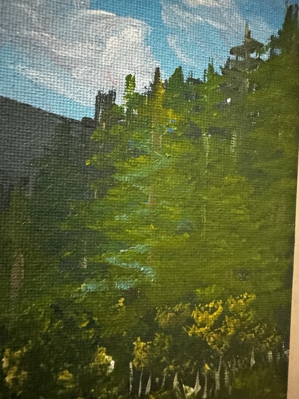 Carter Signed Oil Painting Original Spring Mountain Landscape 8x10 Inch BOISE ID gallery
