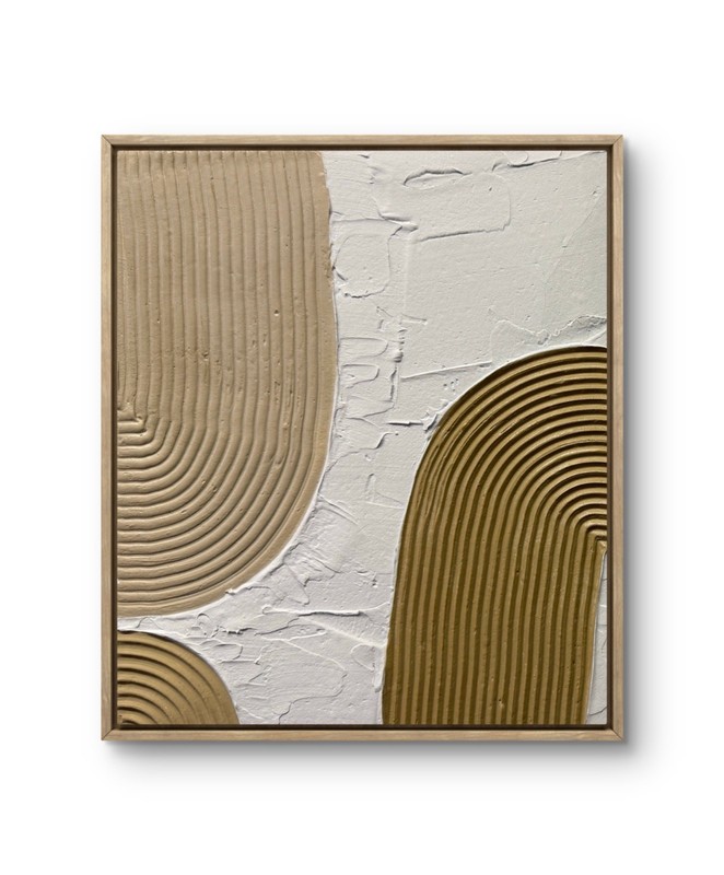Original 3D Textured Art Set of 2 Neutral Wall Art 11x14 Tan White Abstract Boho gallery