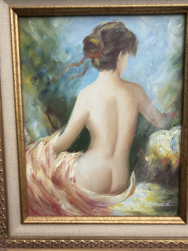 T DENVER Original MODERN EXPRESSIONIST IMPRESSIONIST Oil on Canvas Portrait gallery