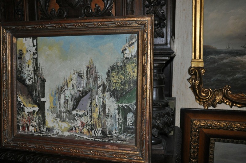 A Stunning Antique Listed Artist Albert Buikema Painting! oil on Canvas gallery