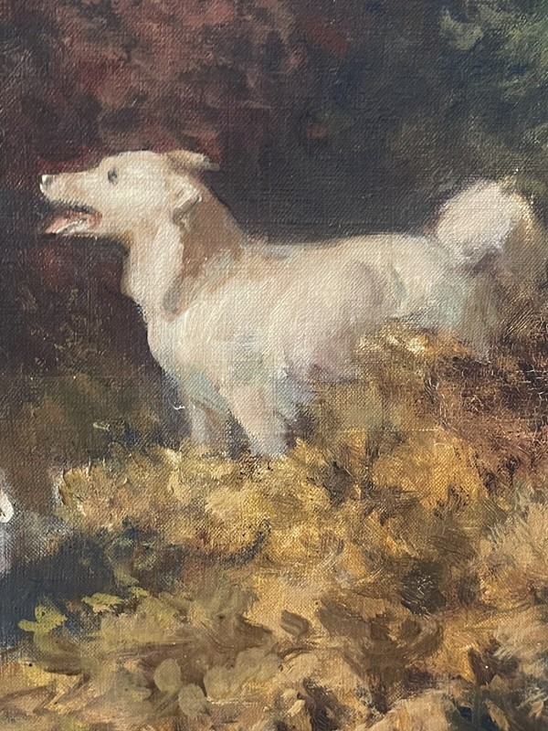 NANDOR VIDAY VIDAI BRENNER ROCOCO ROMANCE OIL PAINTING ART BLIND MAN’S BLUFF COA gallery