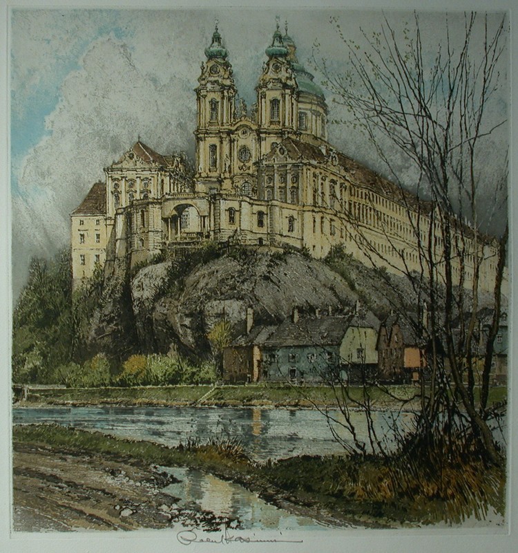 Robert Kasimir (Vienna 1914 – 2002) milking pen.