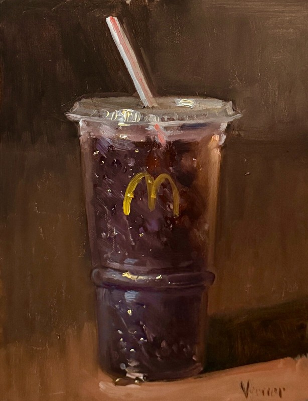 McDonald’s DC 18×24 By VERRIER Still life oil painting