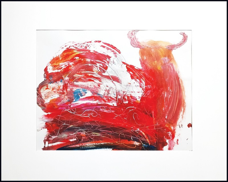Red Bull – Framed Acrylic Paper