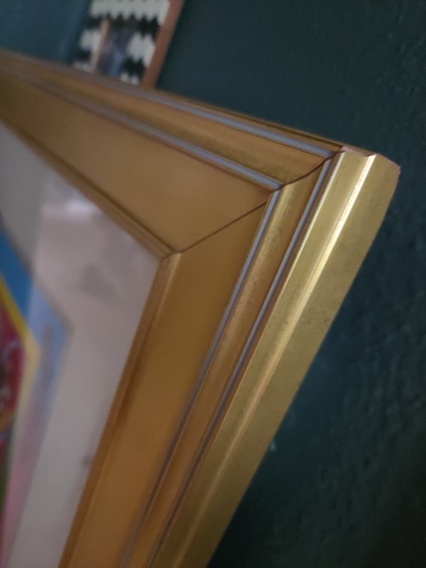 PETER MAX "Angel with Heart" Acrylic Mixed Media on Paper Signed Framed gallery