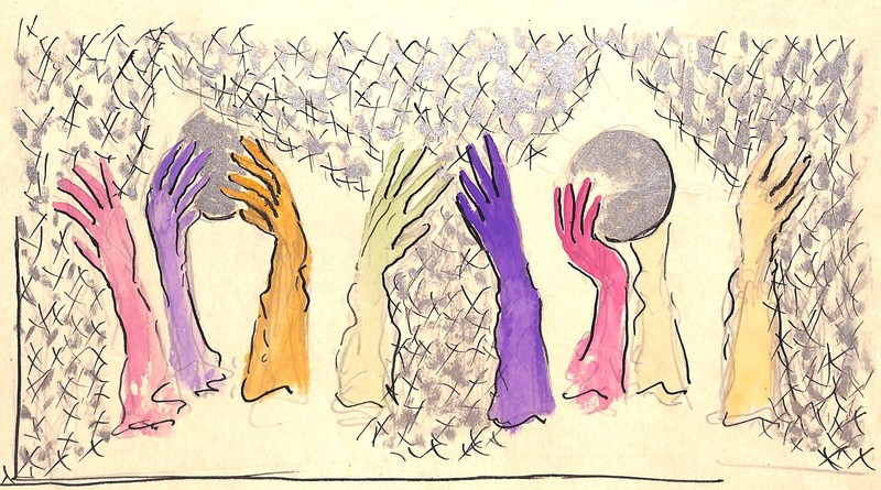 «Lanvin Paris Evening Gloves c1950s Advertising Watercolor Artwork»