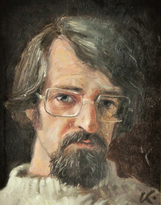 Alex Jawdokimov (Russian/American, b. 1937) “Portrait” Oil (BI#MK/200206)